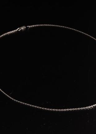 Серебряная якорная цепочка 50 см из серебра 9253 фото
