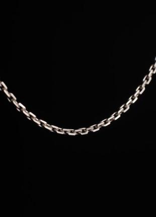 Серебряная якорная цепочка 50 см из серебра 9252 фото