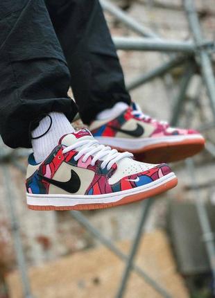 Кроссовки nike sb dunk low parra