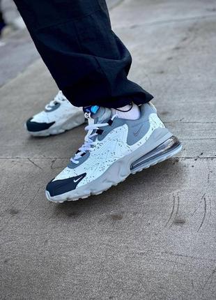 Кроссовки nike air max 270 react travis scott cactus black grey3 фото