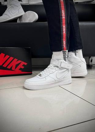 Кроссовки nike air force, высокие3 фото