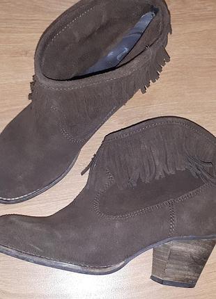 Распродажа!!!замшевые ботинки zara!!!