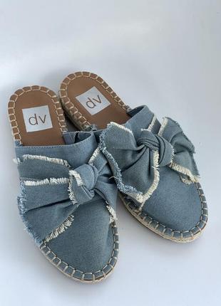 Джинсовые шлепанцы