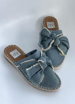 Джинсовые шлепанцы