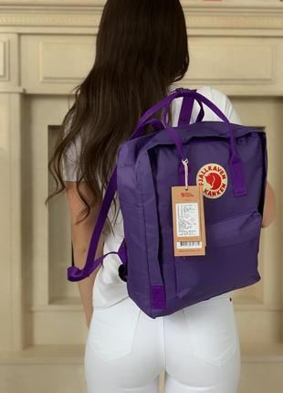 Рюкзак kanken classic фіолетовий1 фото