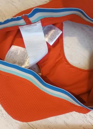 Яркий качественный купальник топ плавки для девочки tchibo нижняя, размер 110/1168 фото