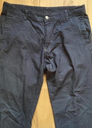 Мужские тонкие брюки джинсы размер l /xl 110 см.5 фото
