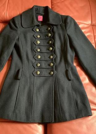 Полупальто пальто шерстяное куртка george, р.38/s2 фото