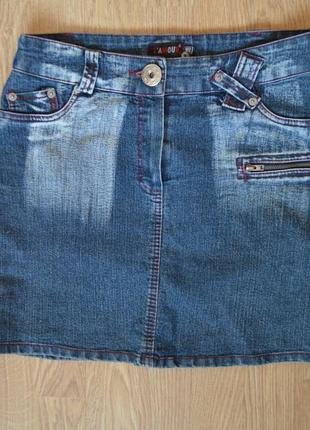 Юбка джинсовая2 фото