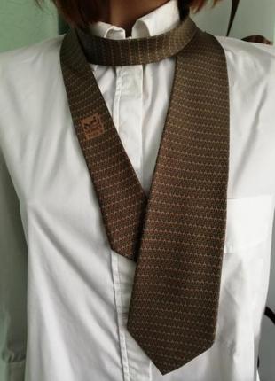 Краватка шовкова hermes1 фото
