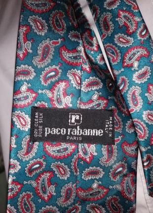 Краватка шовкова paco rabanne1 фото