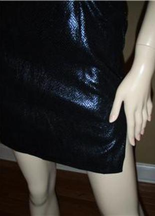 *змеиное* платье  с открытой спиной выглядит как кожаное супер! made in usa3 фото