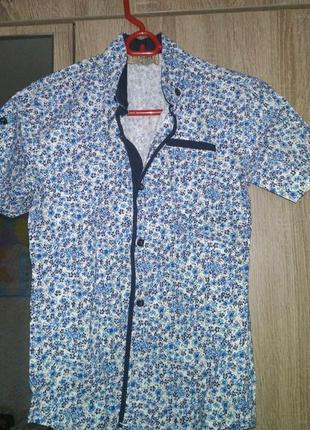 Рубашка с кор.рукавом для мальчика 11-12 р турция