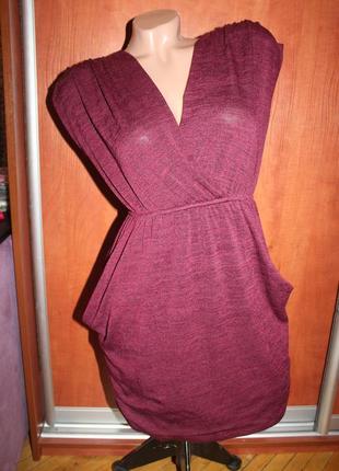 Платье бордовое apricot винный марсала