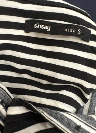 Сорочка в полоску жіноча sinsay4 фото
