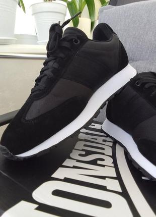 Mens black reebok classic trainers best sale