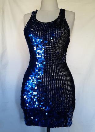 💙вечернее женское платье для танцев, костюм новогодний маскарадный, сарафан пайетка 💙