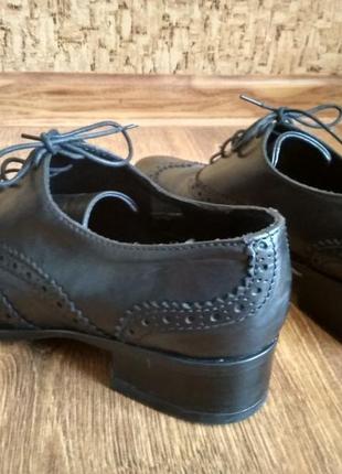 Ботинки, туфли, оксфорды, броги кожаные roberto santi basic2 фото