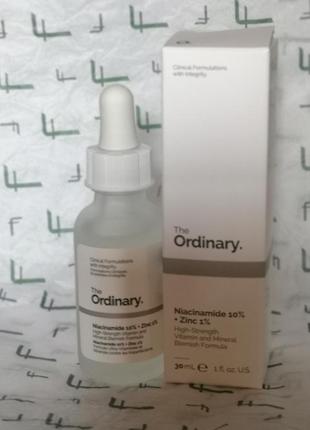 Сыворотка для лица с ниацинамидом и цинком the ordinary niacinamide 10% zinc pca 1%, 30 мл2 фото