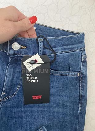 Levi’s 710 skinny новые джинсы оригинал6 фото