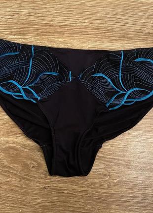 Шикарні, ажурні, трусики, чорного кольору, від бренду: bodyflirt👌