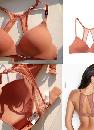 Victoria´s secret  32b бюст без косточек the t-shirt lined wireless bra бюстгальтер виктория сикрет1 фото