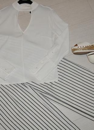 Стильна блузка, сорочка h&m цікавий фасон, віскоза