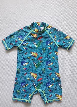 Суперзахисний сонцезахисний купальний костюм принт динозаври на 2-3 роки на зріст 98 см f&amp;f