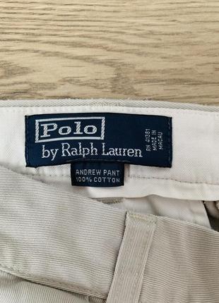 Бежеві штани polo ralph lauren3 фото