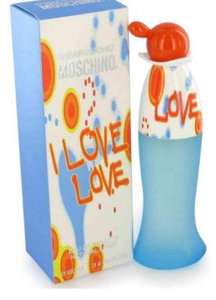 Оригинальный moschino i love love 100 ml (москино ай лавов ) туалетная вода1 фото