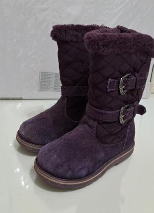 Зимние ботинки для девочки с пайетками!