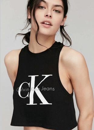 Топ майка кальвин кляйн кельвін calvin klein кроп топ1 фото