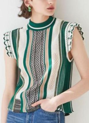 Боенду charlotte fashion итальялия красочная рубашка без рукавов2 фото