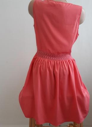 Розовое коктельное платье в стиле "барби", размер m/l5 фото