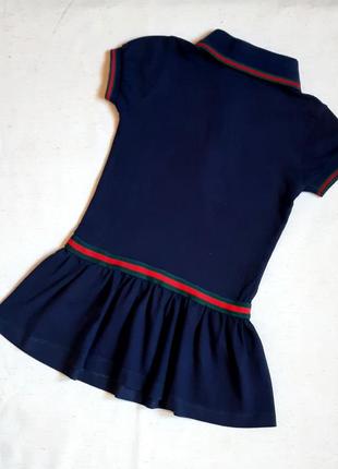 Платье gucci италия синее поло теннисное на 3 года2 фото