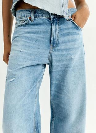 Джинси trf wide leg high waist full length