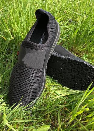 Кросівки чоловічі сітка 41 розмір | чоловічі кросівки літо чорні. модель 11526. колір: чорний8 фото