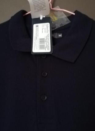 Мужское трикотажное поло, темно-синий цвет, лонгслив, тениска, фаберлик, faberlic6 фото