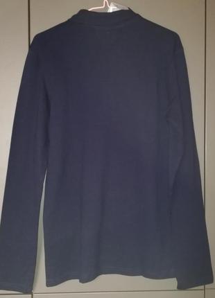 Мужское трикотажное поло, темно-синий цвет, лонгслив, тениска, фаберлик, faberlic7 фото