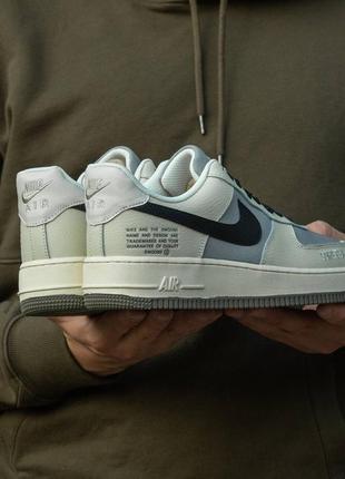 Кроссовки nike air force gore-tex beige\grey6 фото