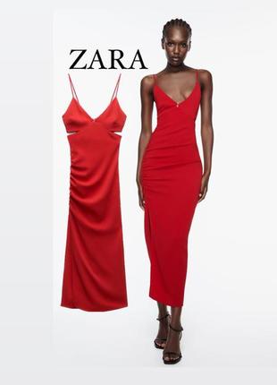 Платье миди zara
