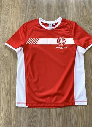 Чоловіча спортивна футболка з логотипом uefa euro 2016