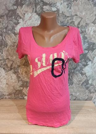 G-star raw женская футболка розового цвета размер m