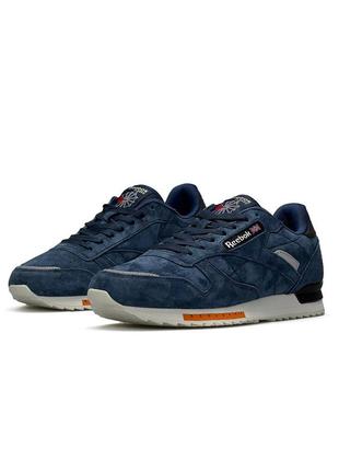 Чоловічі кросівки reebok classic dark blue white