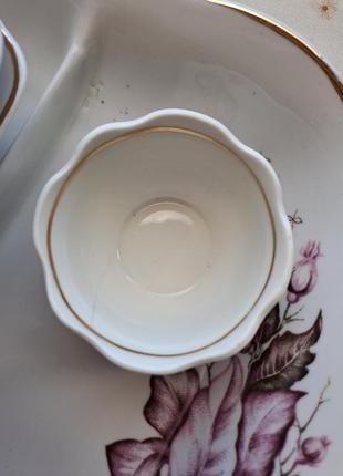 Винтажный столовый фарфоровый сервиз коростень ссср