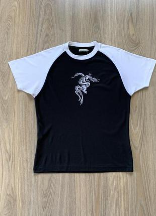 Мужская спортивная футболка с нашивкой дракона clockhouse