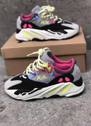 Мужские adidas yeezy boost 700 runner pink кроссовки адидас изи беговые демисезонные, кросівки адідас ізі 700
