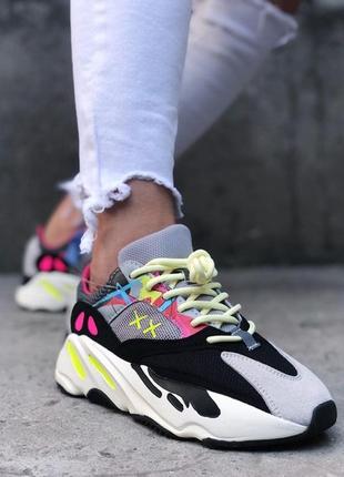 Мужские adidas yeezy boost 700 runner pink кроссовки адидас изи беговые демисезонные, кросівки адідас ізі 7005 фото