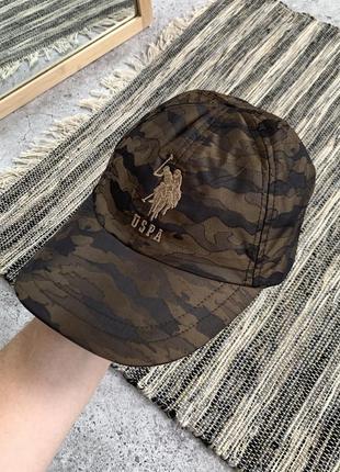 Polo assn uspa cap чоловіча кепка камуфляжна поло успа ассн бейсболка оригінал