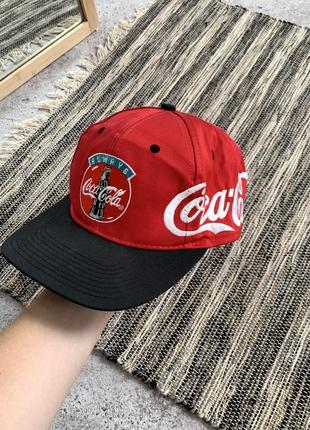 Vintage coca-cola y2k cap вінтаж чоловіча кепка бейсболка кока кола червона мерч